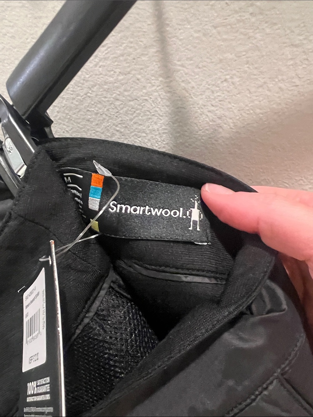 Smartwool Black Quilted Mini Skirt with Logo Detail - Picture 5 of 5